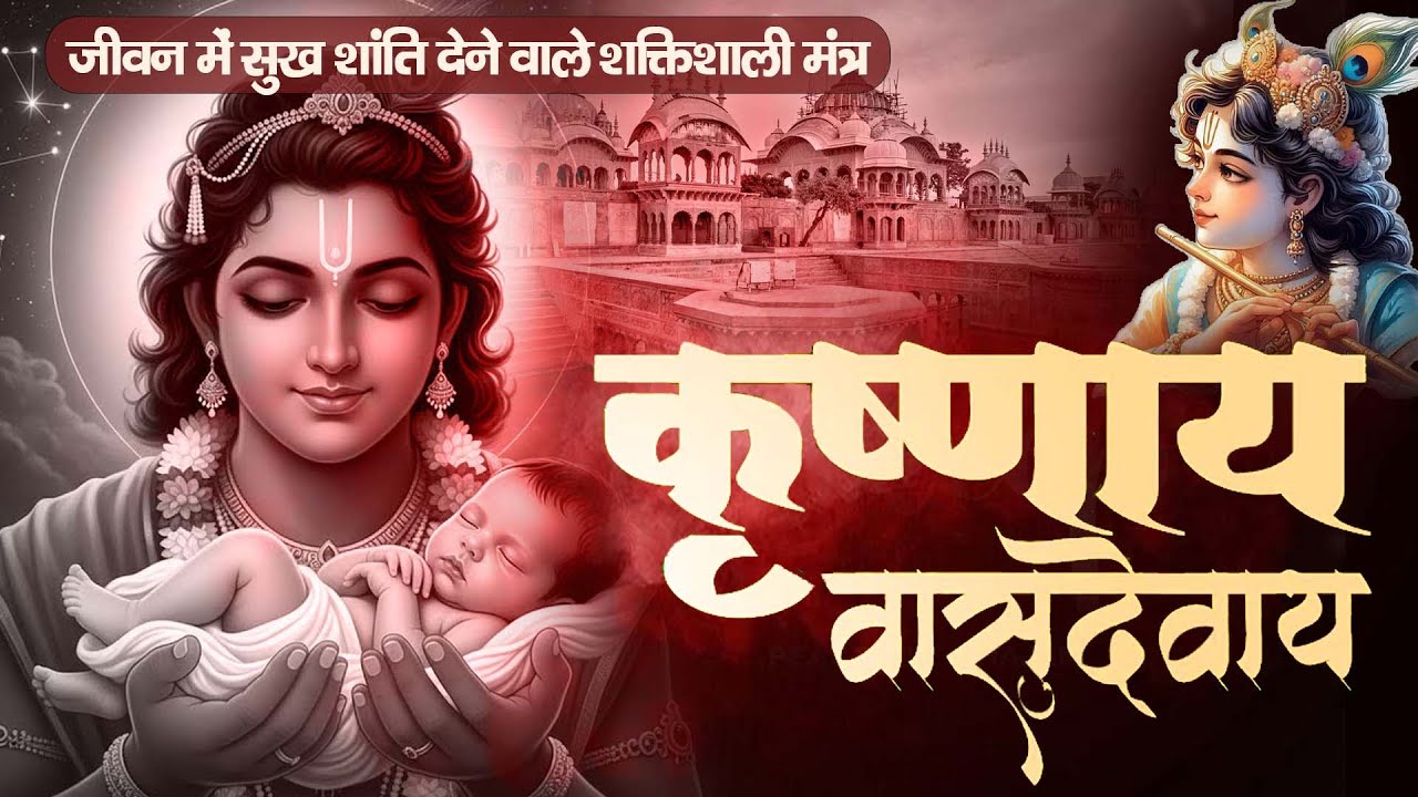 1 Hours कृष्ण मंत्र 108 बार | कृष्णाय वासुदेवाय | Krishnaya Vasudevaya | Powerful #krishnabhajan2026