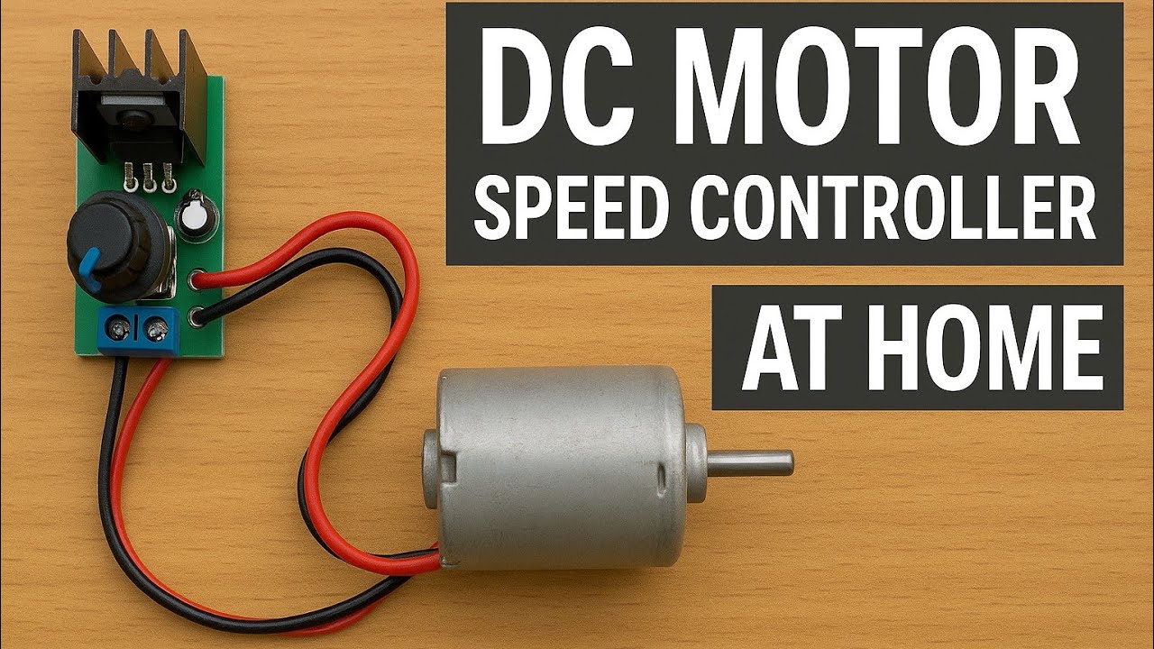 Dc Motor Speed Controller at home | rc tractor controller 🚜