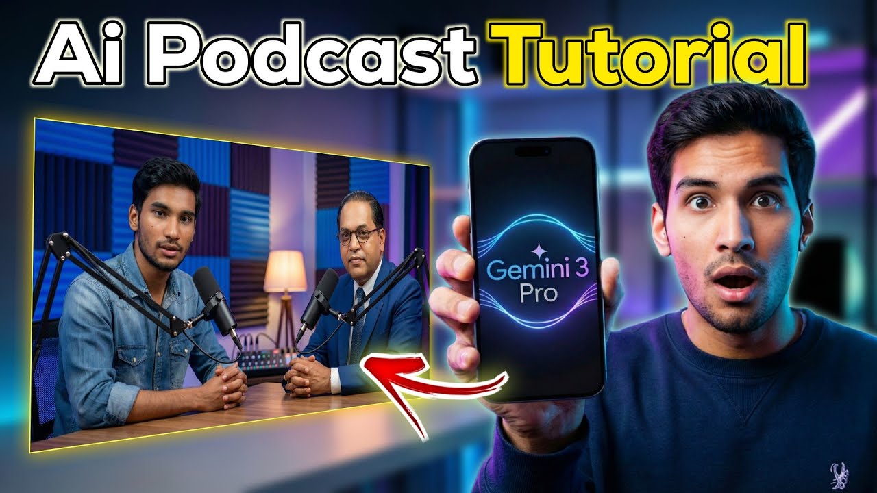 Veo 3: AI Podcast Maker Tutorial (FREE & EASY Method!) 😱