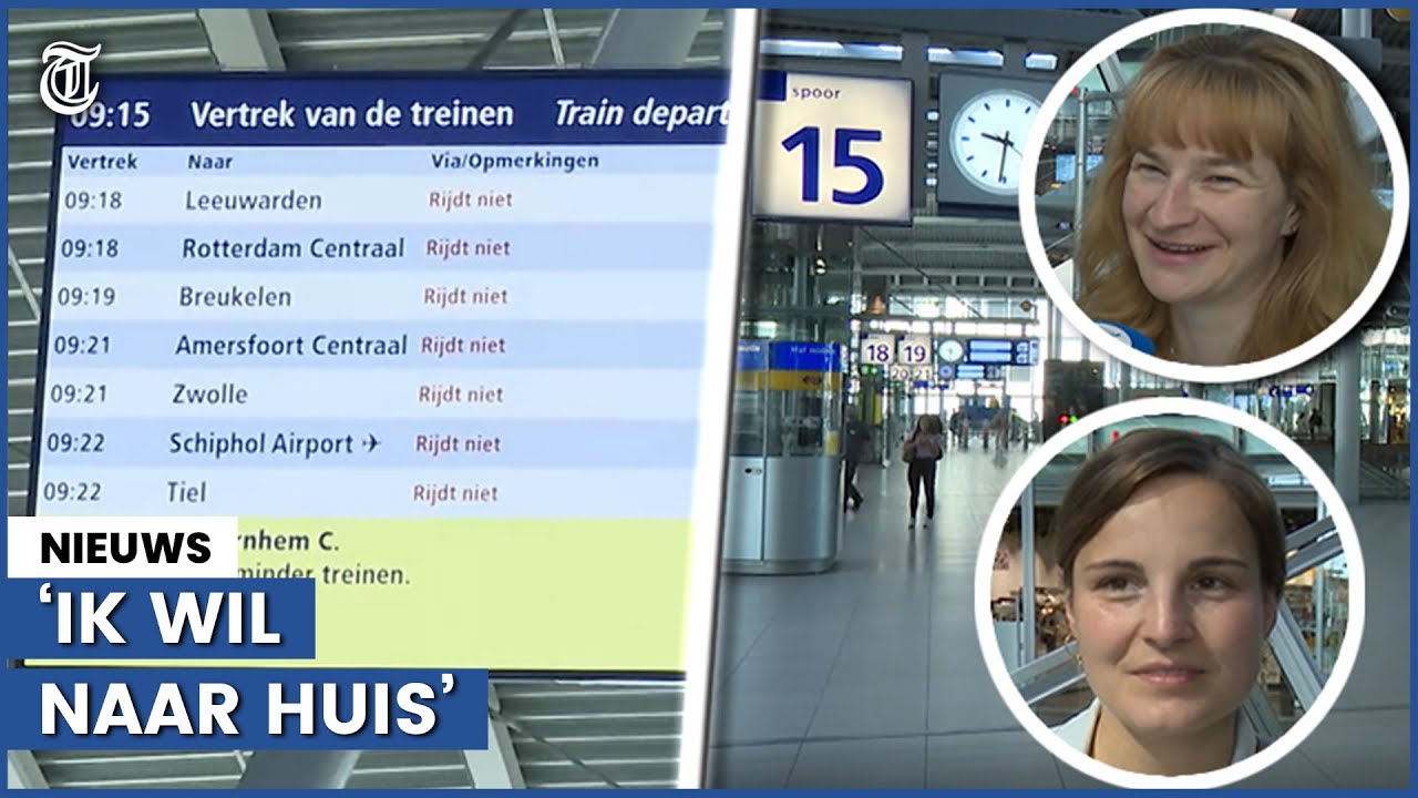 Gestrande treinreizigers in Utrecht: ‘Heb al kaartje gekocht’