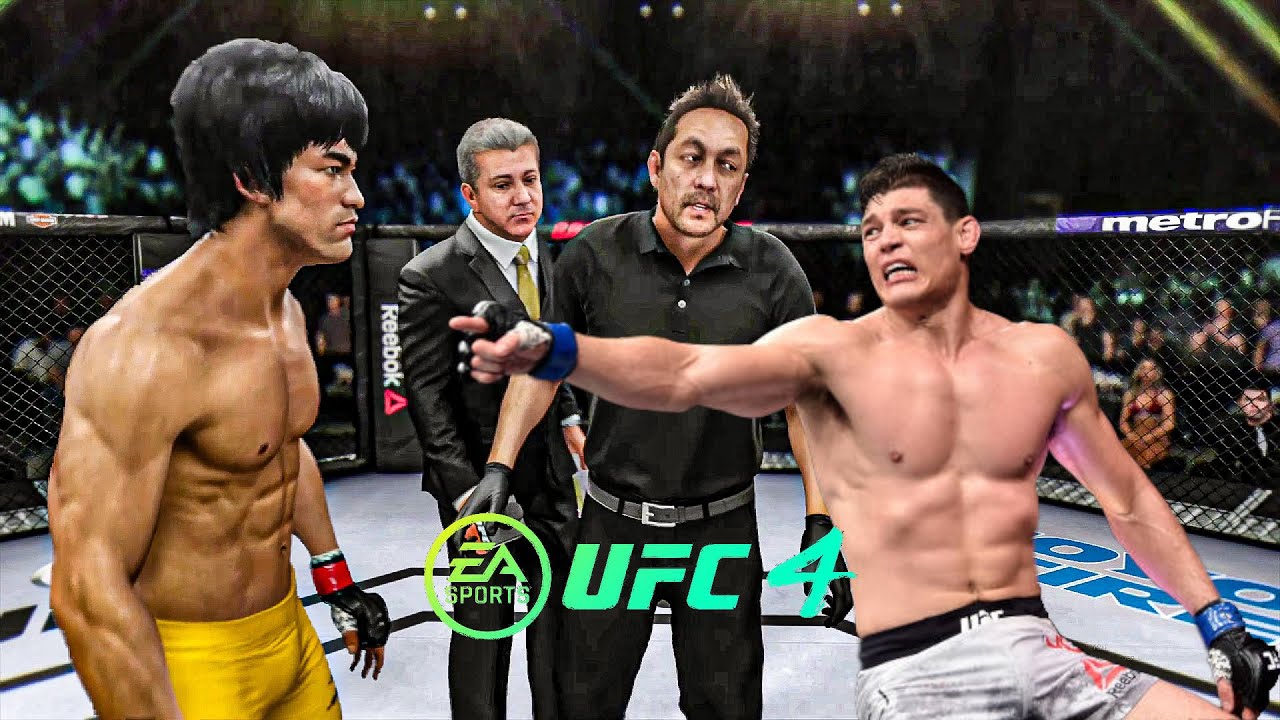 Брюс Ли против Алана Джубана EA Sports UFC 4 Бойцовский клуб Брюса Ли 🔥🐲