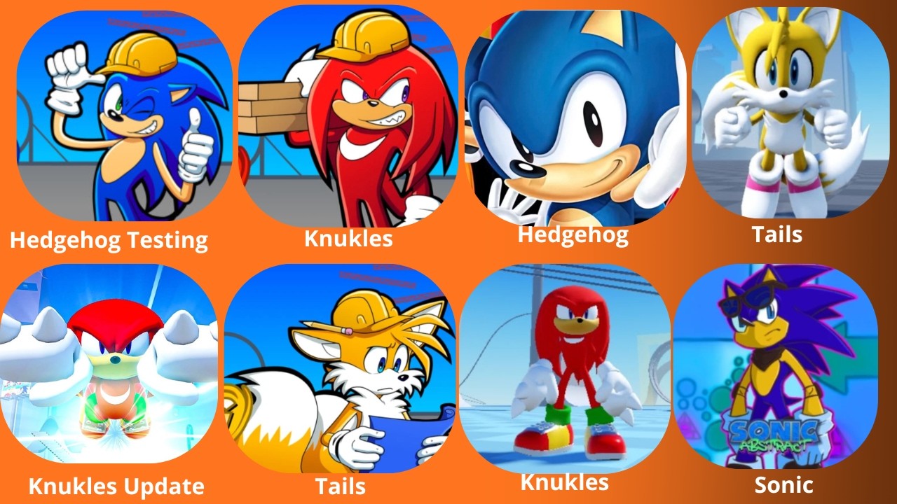 Sonic Hedgehog Testing, Knukles Update. Roblox gameplay. Let's go!!!!