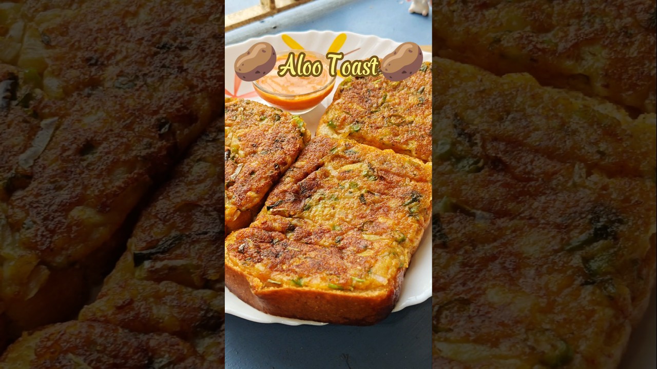Crispy Aloo Toast | Easy Evening Snack Recipe 🥪 #shorts #potato #viralvideo #shortsfeed