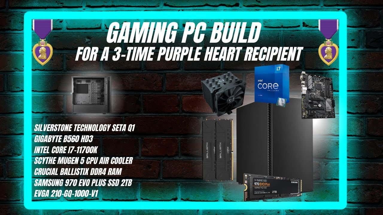 Building Gaming PC for 3-time Purple Heart recipient