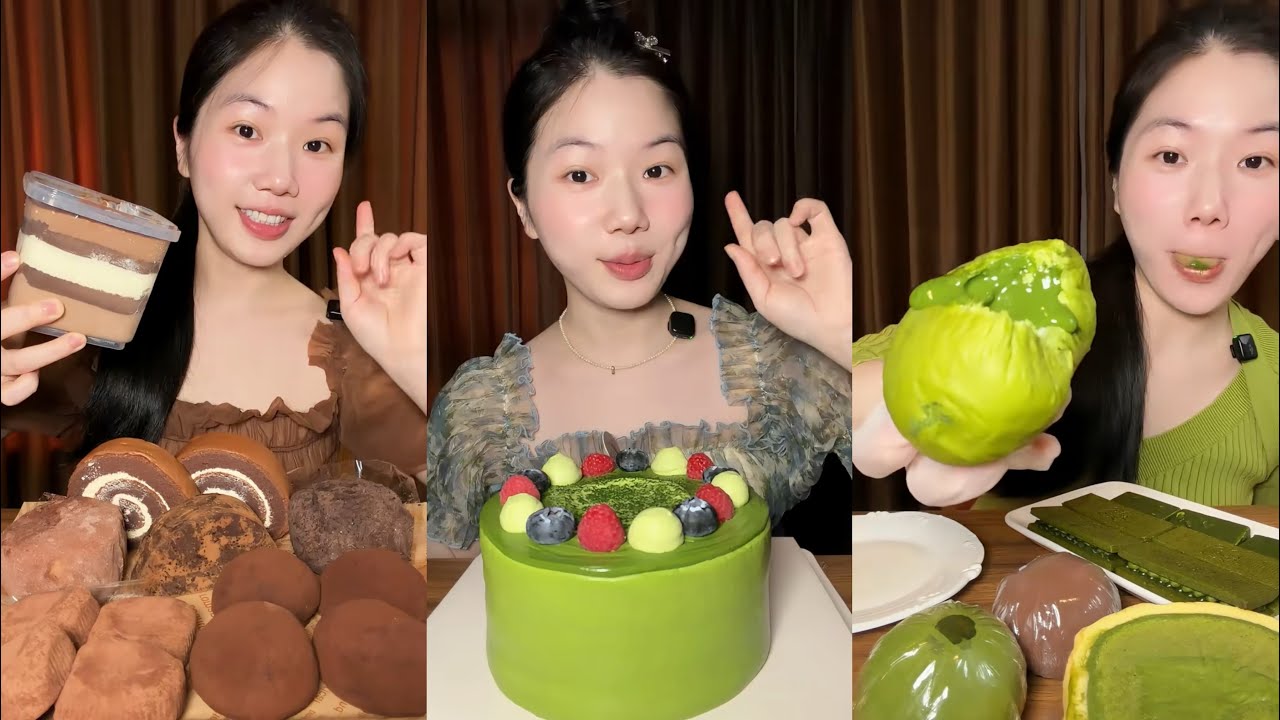 [ASMR] Dessert Mukbang Eating Creamy Cake | Mukbang Eating Show💗🍰🧁