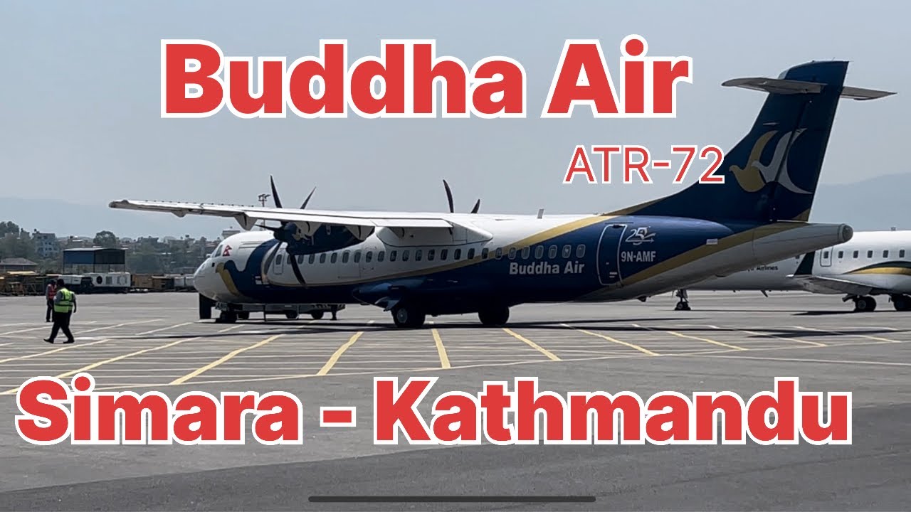 Nepal 🇳🇵 Day -02 || Simara to Kathmandu by Buddha Air ||Domestic Flight ATR72 | Travel in Flight..