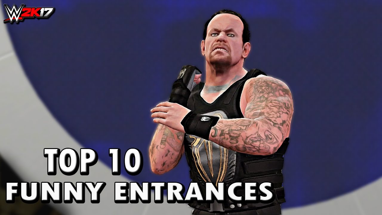 WWE 2K17 - Top 10 Funniest Entrances 