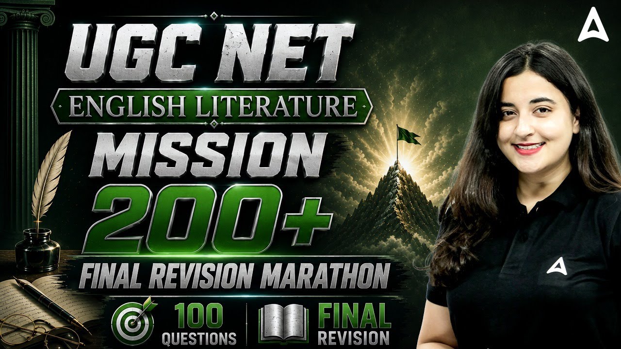 UGC NET English Literature Marathon Class | UGC NET English Most Expected Question By Aishwarya Mam