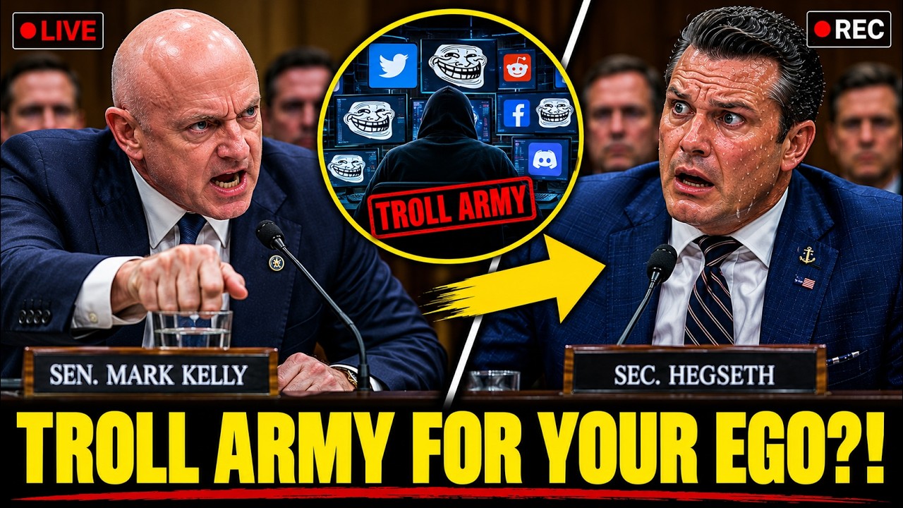 Mark Kelly Corners Hegseth: &ldquo;Did You Build an Internet Troll Army to Boost Yourself?&rdquo;