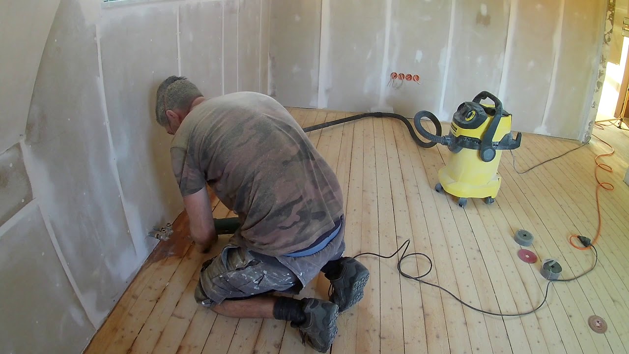 Neues vom Bau Part 8 - Dielenboden schleifen