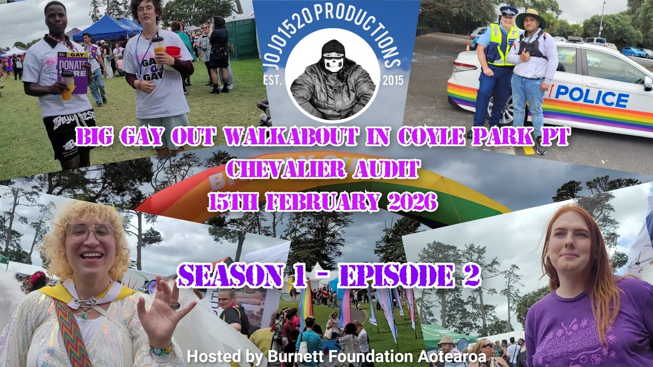 Big Gay Out walkabout in Coyle Park Pt Chevalier Audit 15th February 2026 / Season 1 - Episode 2
