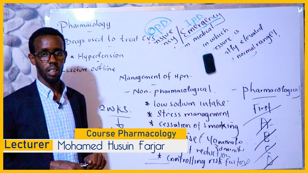 Course Pharmacology | Lecturer Mohamed Farjar