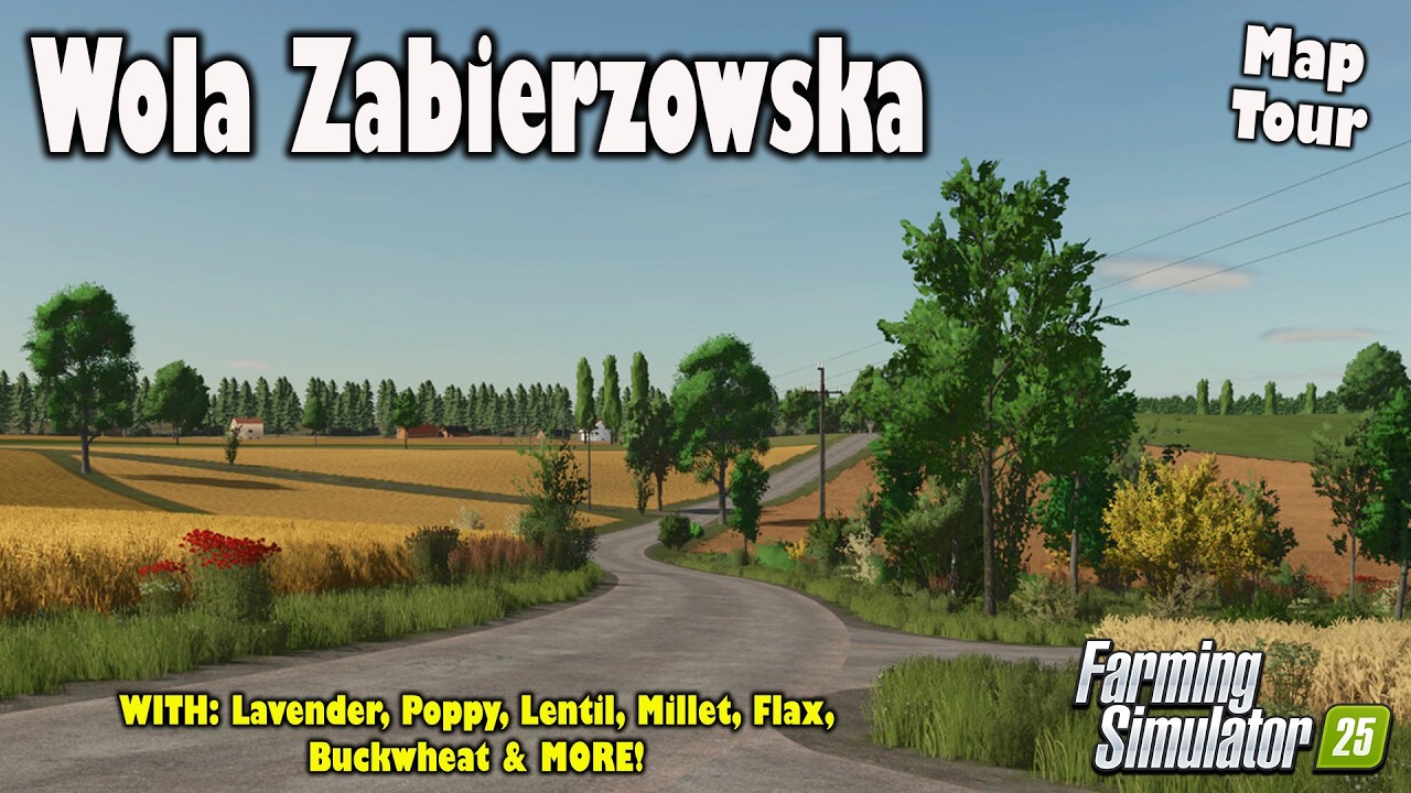 Wola Zabierzowska, A CRACKING NEW MOD MAP! (TOUR/REVIEW!) Farming Simulator 25