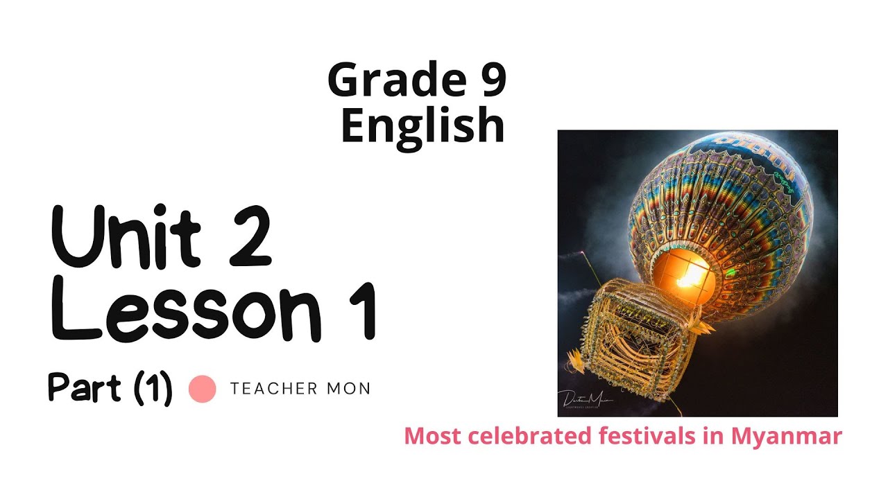 Grade 9 English, Unit 2, Lesson 1, Part 1