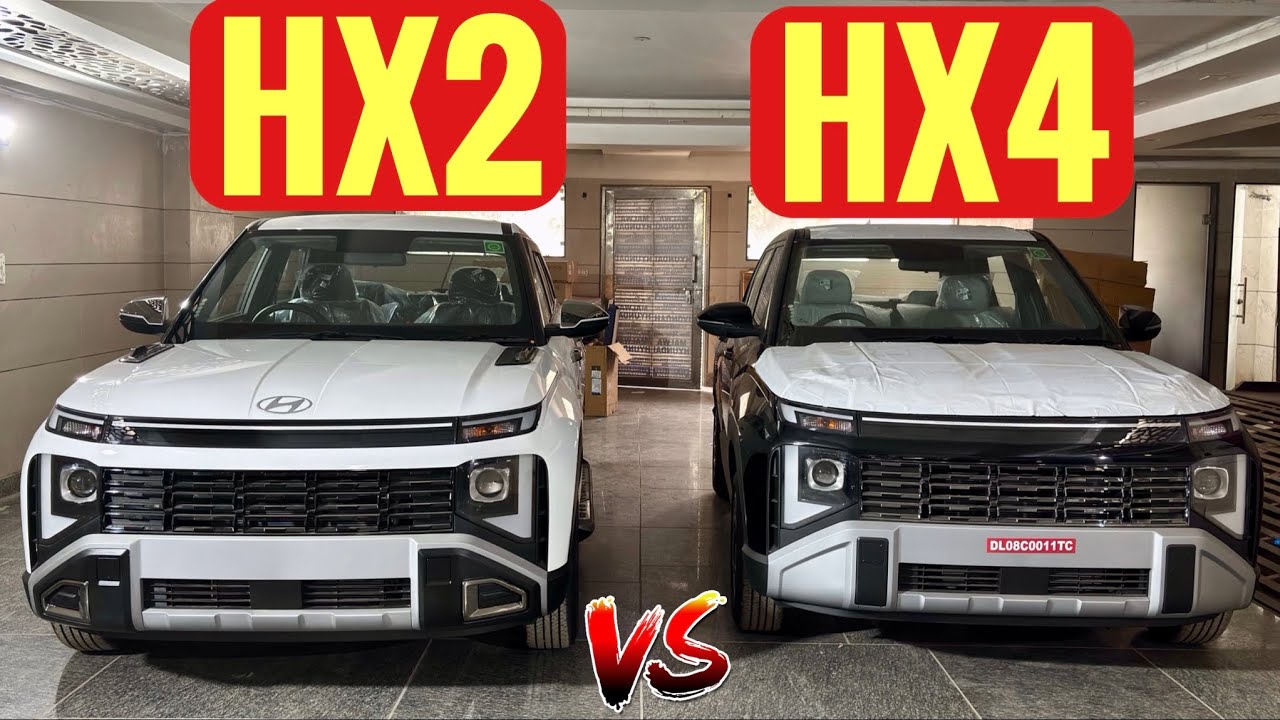 Hyundai Venue HX2 (Base) vs HX4 (2nd Base)🔥 Detailed Comparison | Price & Features