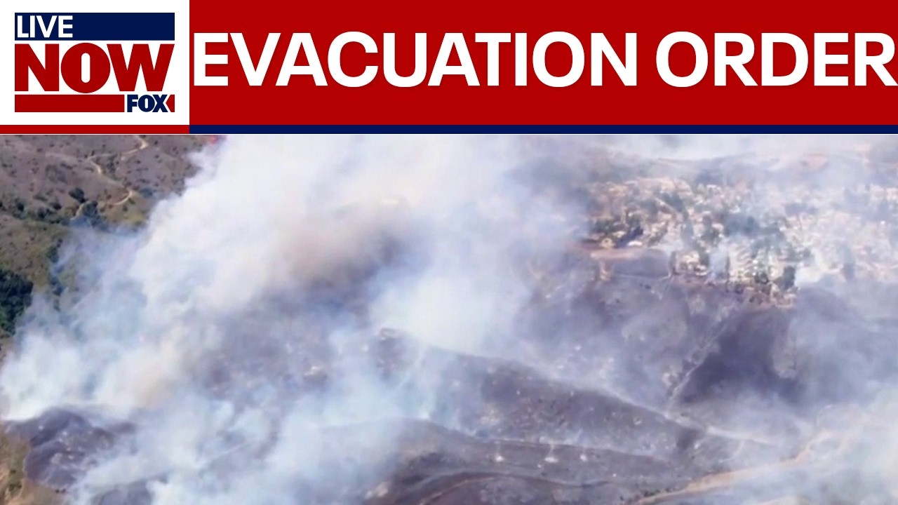 Evacuation orders issued after wildfire in Simi Valley