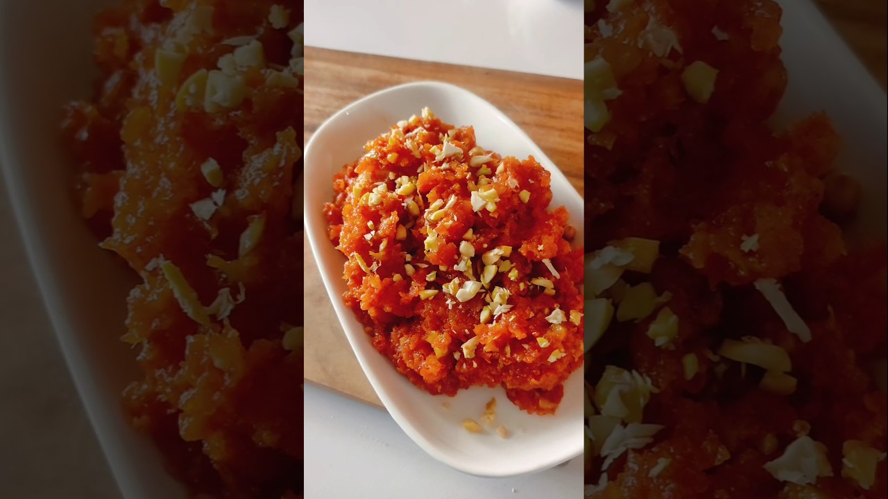 Gajar Halwa with mawa - Rich & Royal Indian Dessert 