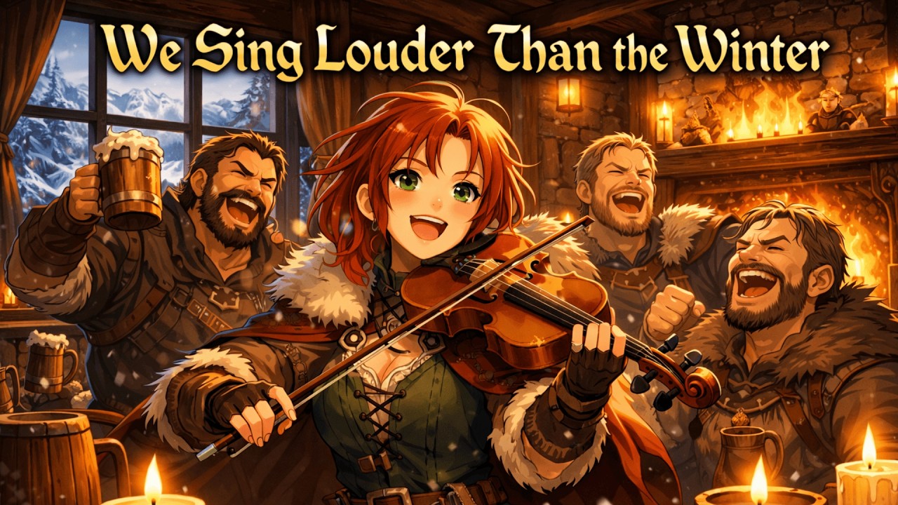 We Sing Louder Than the Winter | Fast Medieval Tavern Fiddle Song