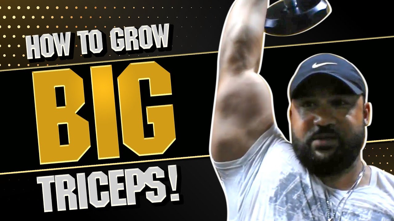 Building BIG TRICEPS! 3 TOP EXERCISES!