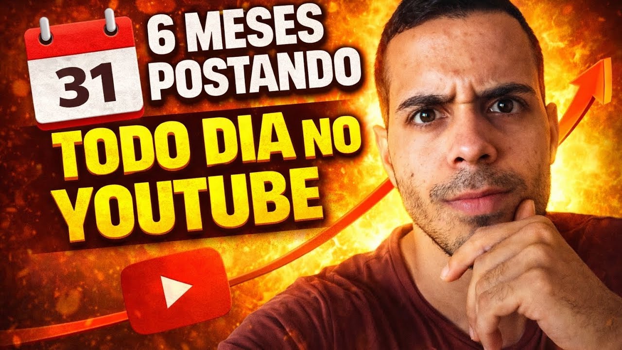 O que acontece quando você posta todo dia no YouTube por 6 meses