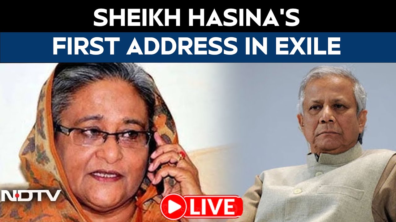 SHEIKH HASINA LIVE | Shiekh Hasina's Questions Bangladesh Elections Under Yunus | Awami League