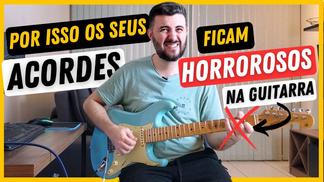 Por isso os seus acordes ficam horrorosos na Guitarra | Shapes e Voicing