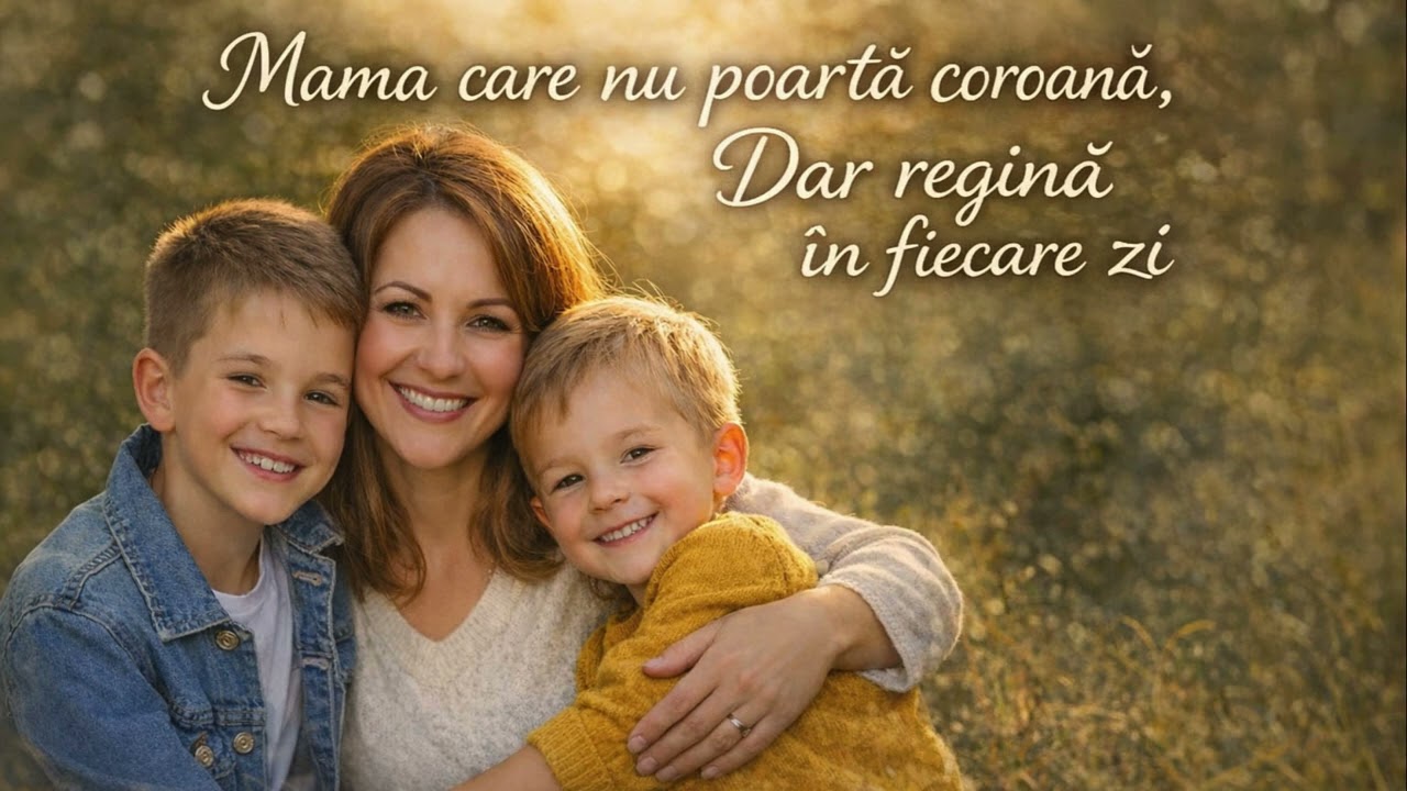 O mamă care nu poartă coroană, Dar este regină în fiecare zi.