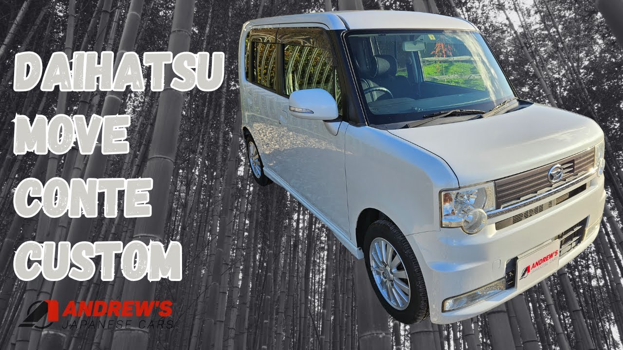 Daihatsu Move Conte Custom X for sale - automatic Japanese import kei car, 40,500 miles, clean MOT