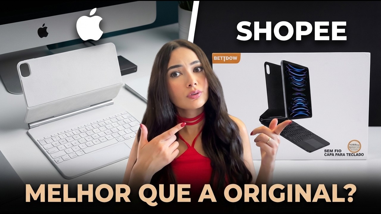 CAPINHA COM TECLADO PARA IPAD AIR 11 M3: MELHOR QUE A ORIGINAL?