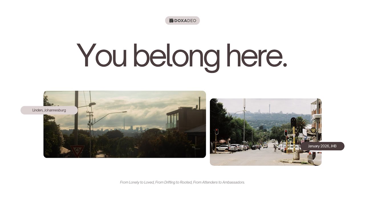 You Belong Here || Week 1 || 11 Jan || ENG