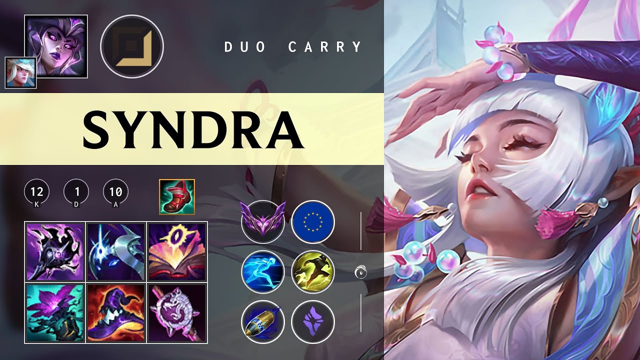 Syndra Carry vs Caitlyn - EUW Master Patch 26.02