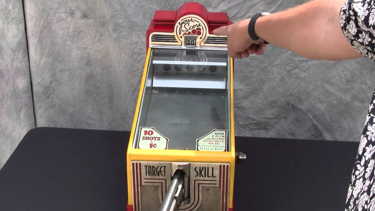 ABT Model F Target Skill Pellet Gun Penny Arcade Game Trade Stimulator Machine