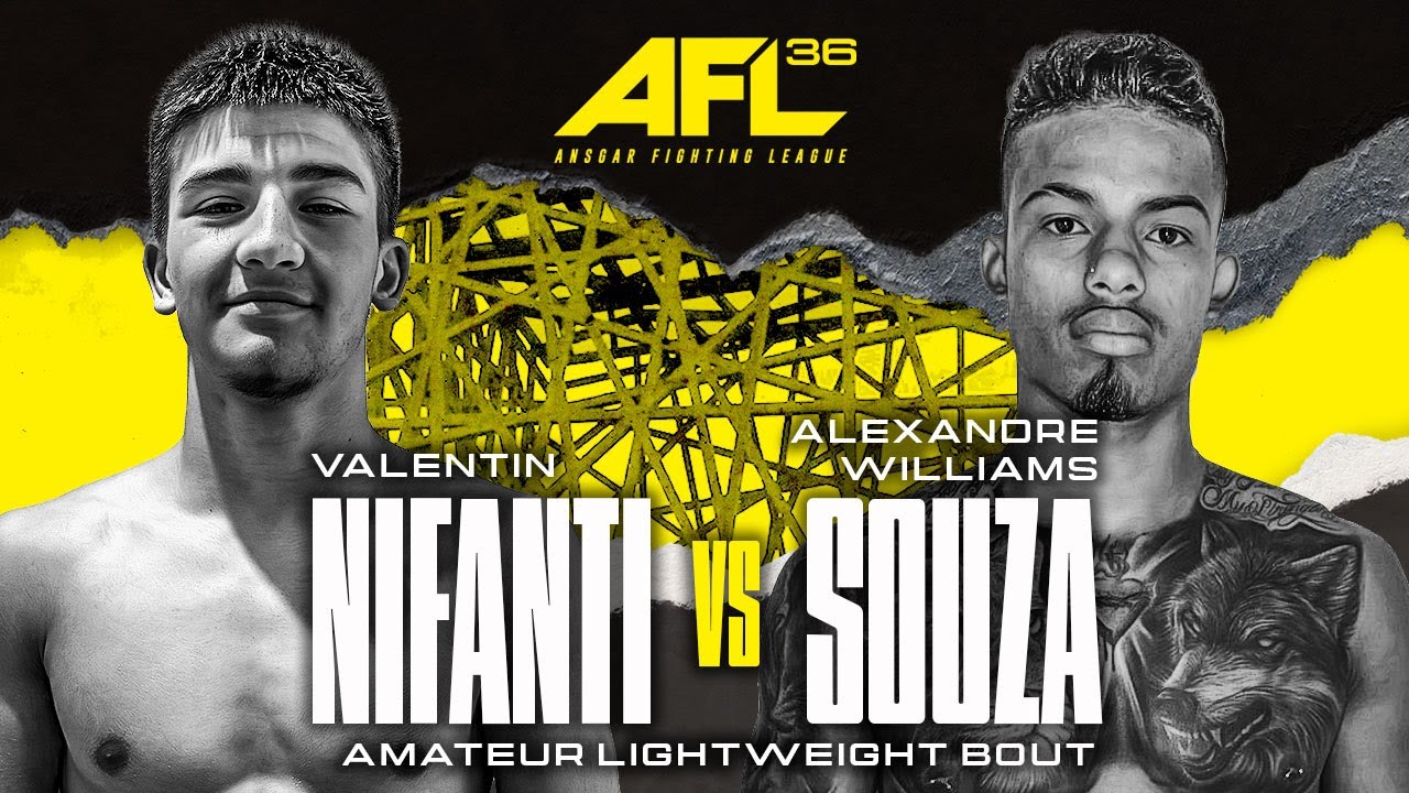 VALENTIN NIFANTI vs ALEXANDER WILLIAMS SOUZA | FULL FIGHT | AFL 36