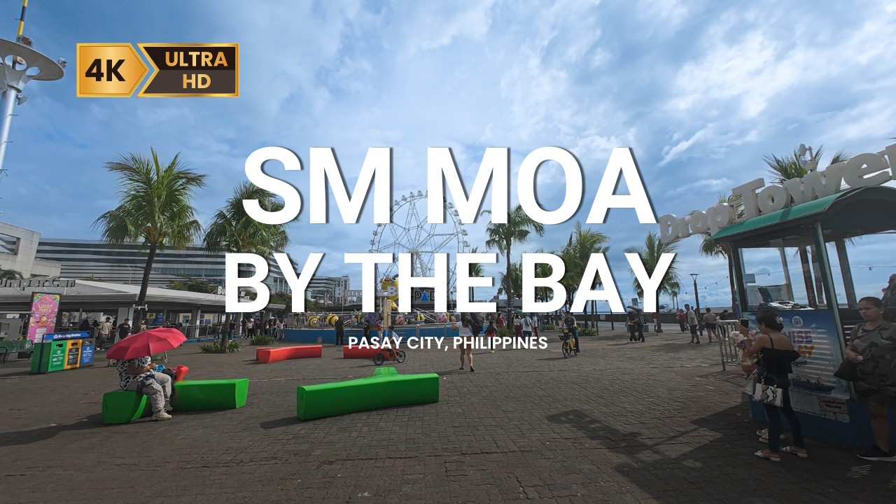 Mall of Asia Seaside Walking Tour 4K | Manila Bay 🇵🇭 | That Girl Wanders