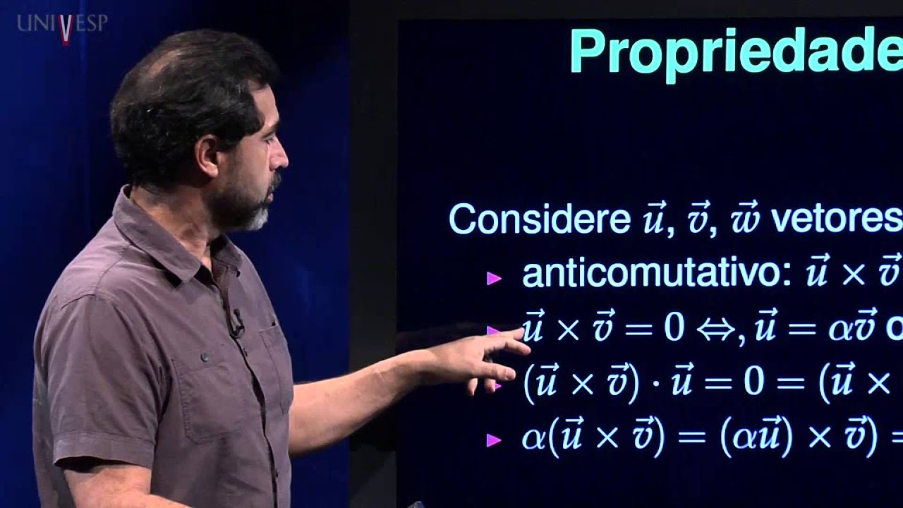 Geometria Analítica e Álgebra Linear - Aula 12 - Produtos Vetorial e Misto