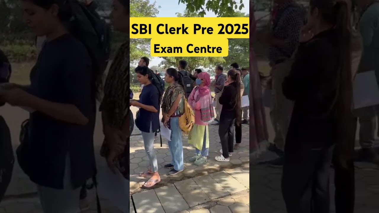 SBI Clerk Pre 2025 Exam Analysis Live From Exam Centre 🔥 #sbipoprelimsexamanalysis #shortvideo