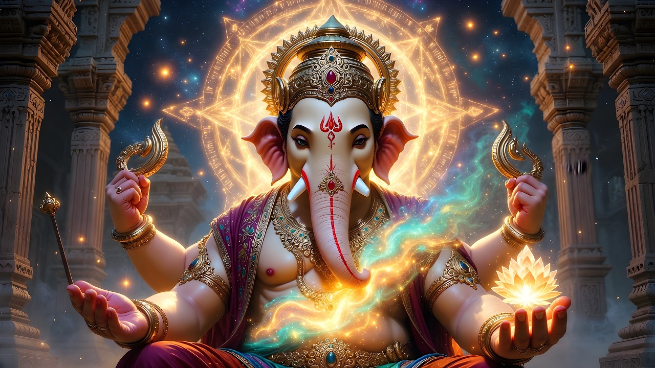 💰 ПОСЛУШАЙ ОДИН РАЗ — 🐘 5 СВЯЩЕННЫХ МАНТР ГАНЕШИ ДЛЯ ИЗОБИЛИЯ И ДЕНЕЖНОГО ПОТОКА