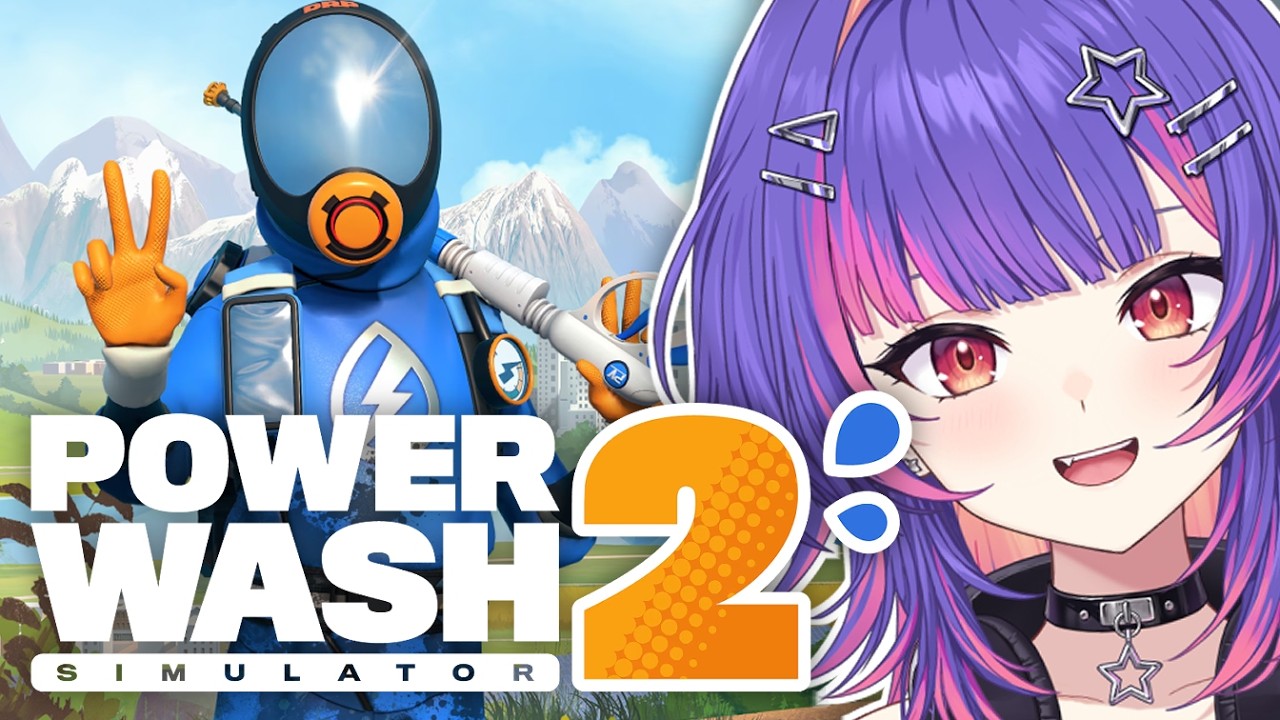 【POWERWASH SIMULATOR 2】chill sunday!!!【#VSPOEN #RikoSolari】