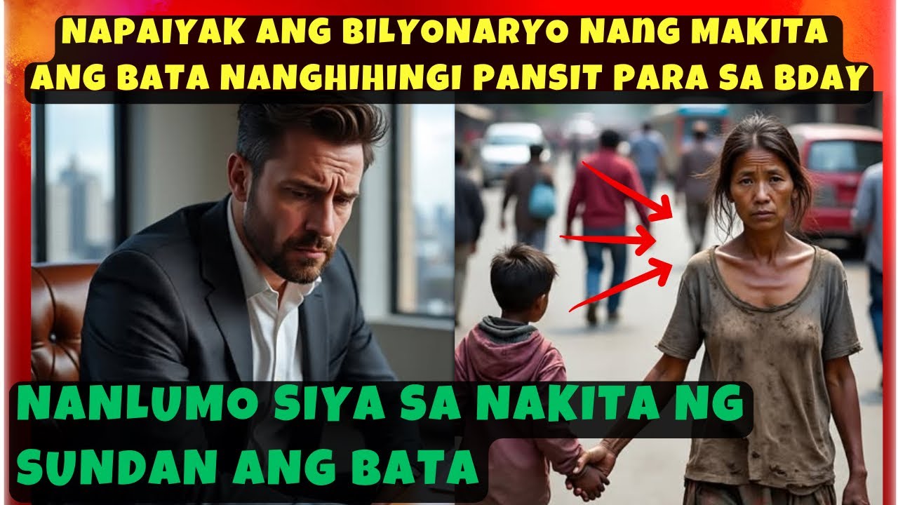 NAPAIYAK ANG BILYONARYO NANG MAKITA KUNG SINO ANG NANGHIHINGI PANSIT PARA SA BDAY. GRABE NG SUNDAN