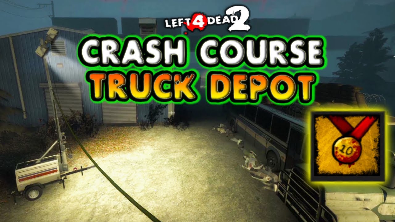 L4D2 Survival | Crash Course - Truck Depot | Gold Medal Gameplay