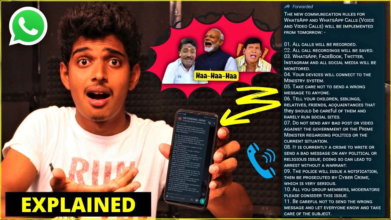 Whatsapp Rules and Regulations in india Tamil 2021 | State Government Whatsapp Rules Explained Tamil