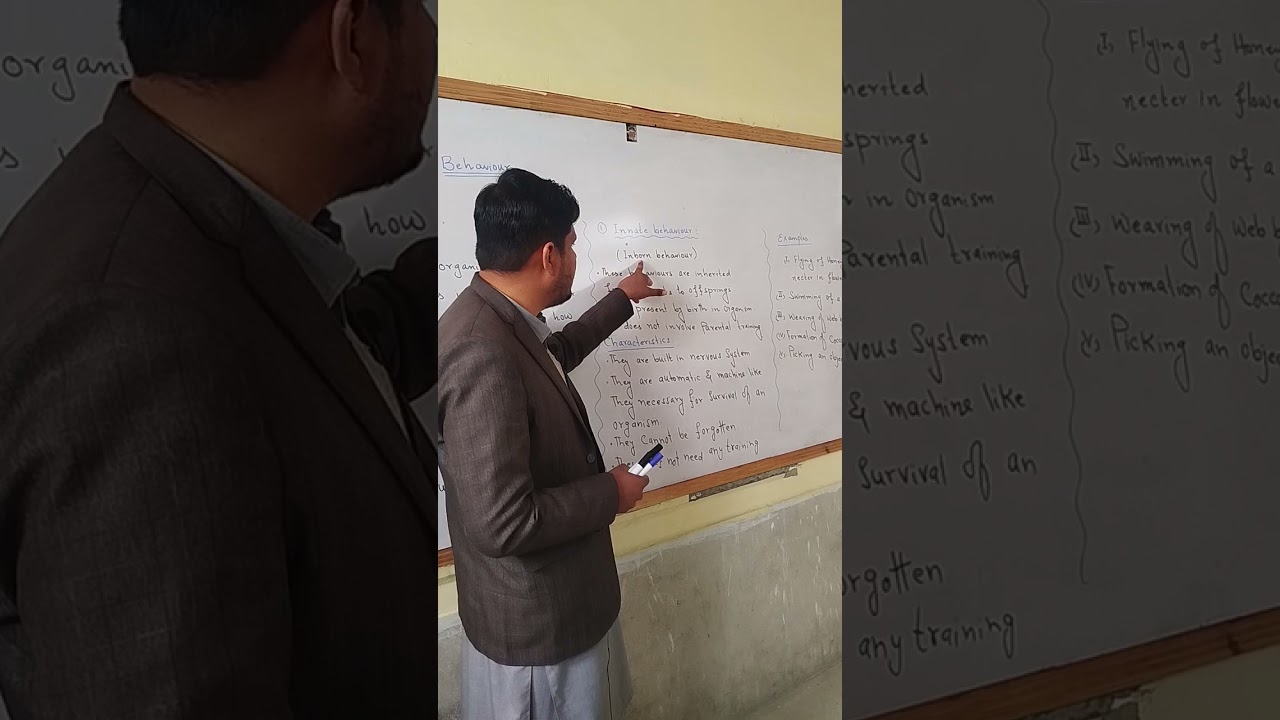 Class 12 biology chapter #19, Behaviour and innate behaviour #class12biology #science#foryou  