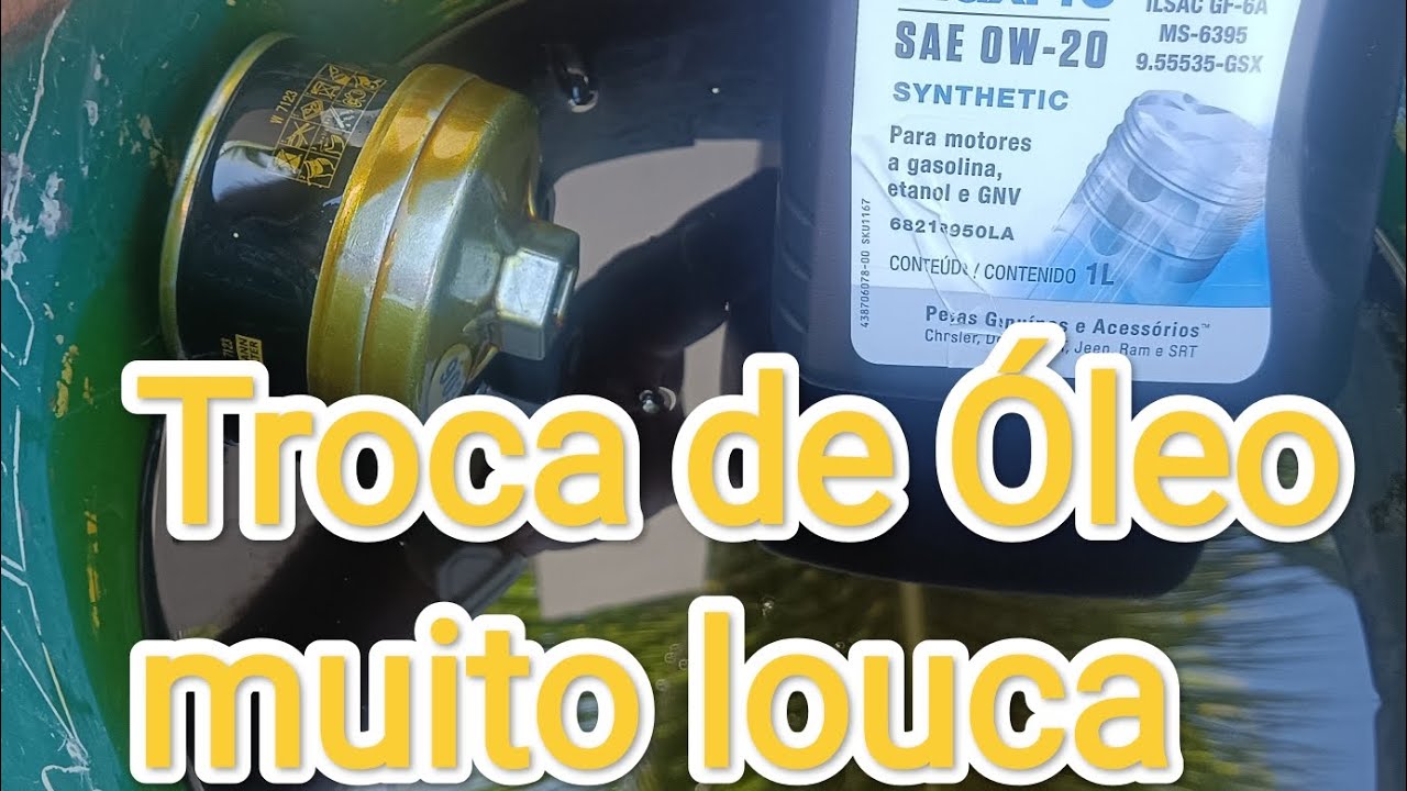 Como trocar Óleo do seu Fiat Mobi Drive 3 cilindros com peças originais.🚙🛢️🔧🔨