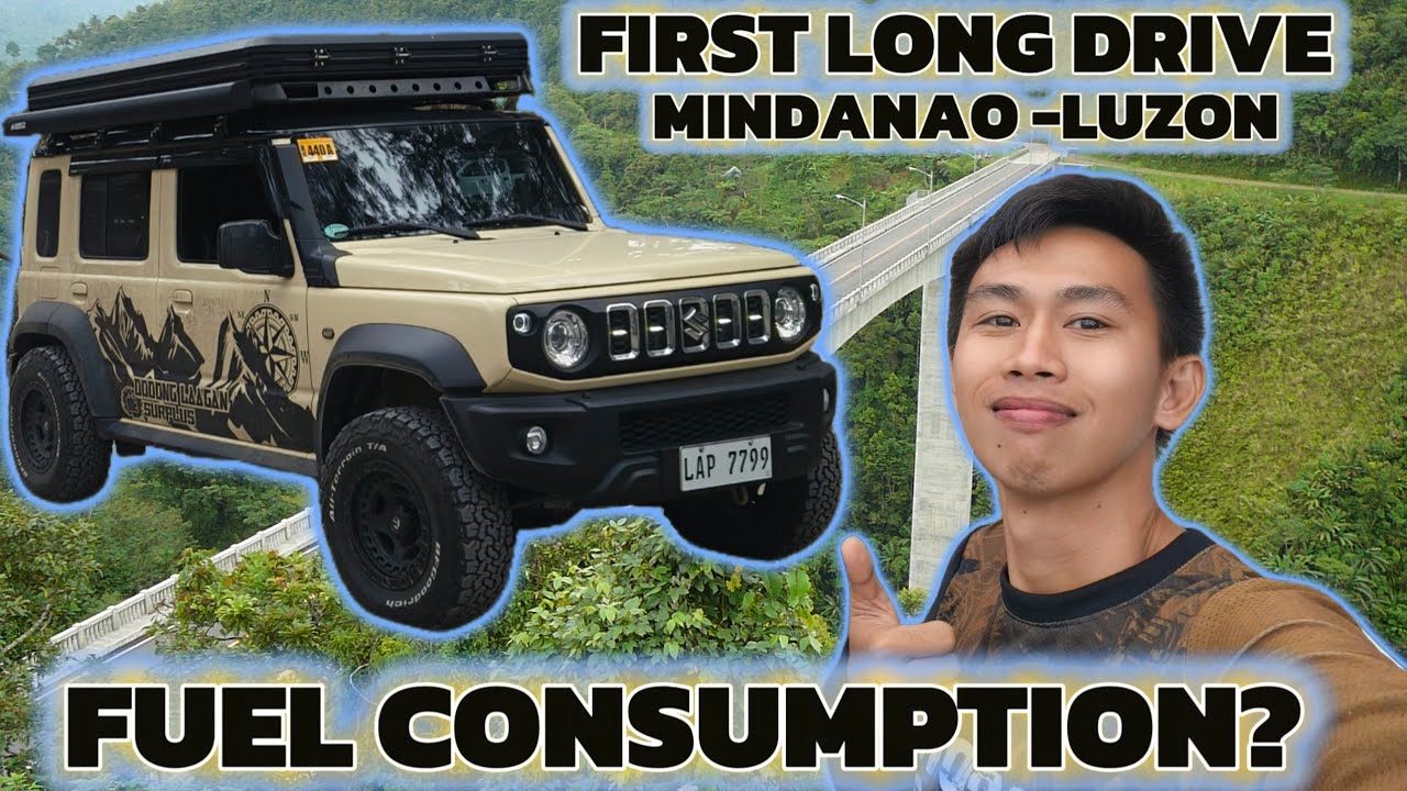 SUZUKI JIMNY 5 DOORS FIRST LONG DRIVE DAVAO -LUZON