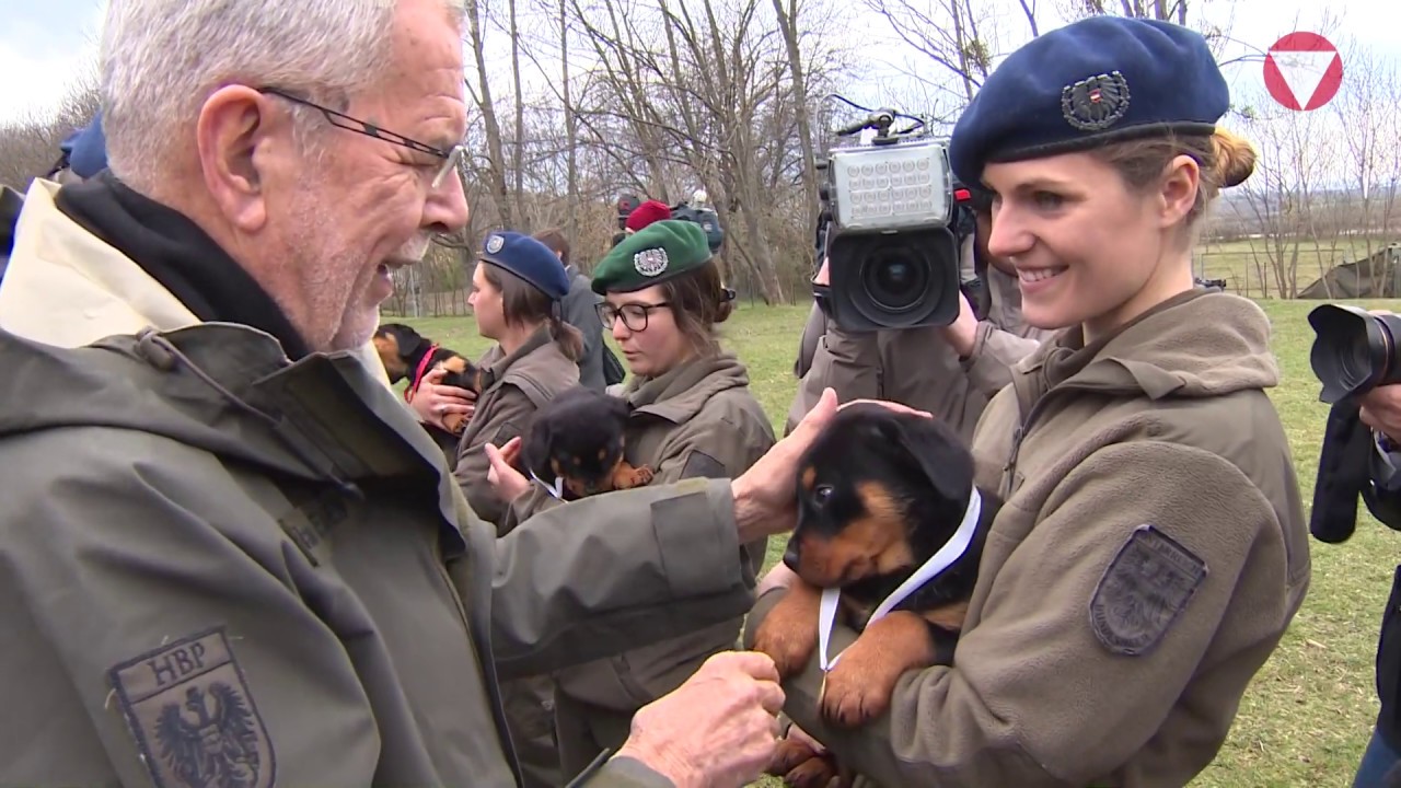 Hundetaufe im Militärhundezentrum 2019