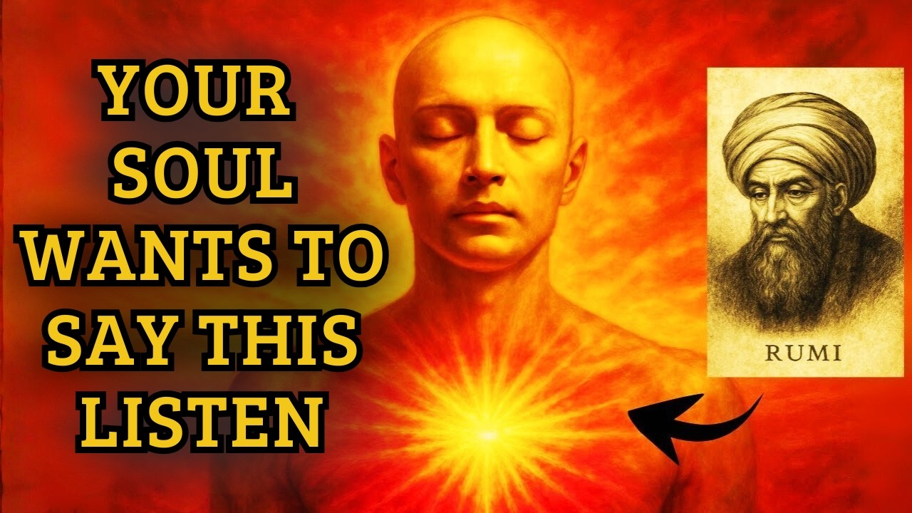This Video Will REVEAL What Your SOUL Has Been Trying to Say for Years (Prepare Yourself) | RUMI