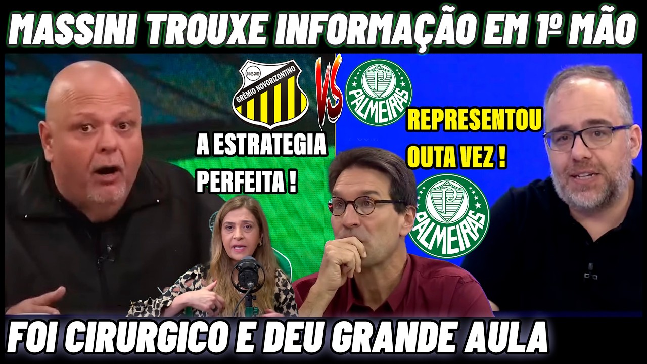 💥 FEZ A ANÁLISE PERFEITA E REPRESENTOU DEMAIS AGORA ! NOVORIZONTINO X PALMEIRAS