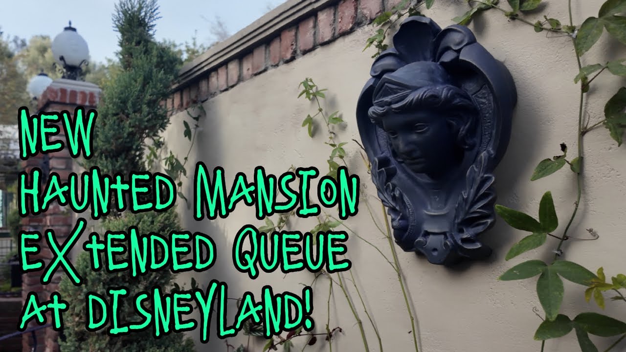 NEW Haunted Mansion Queue REVEALED at Disneyland!  Complete Walkthrough!