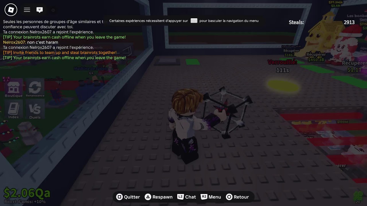 STEAL A BRAINROT TRADE ET PVP + BRAINROT GRATUIT A GANGER