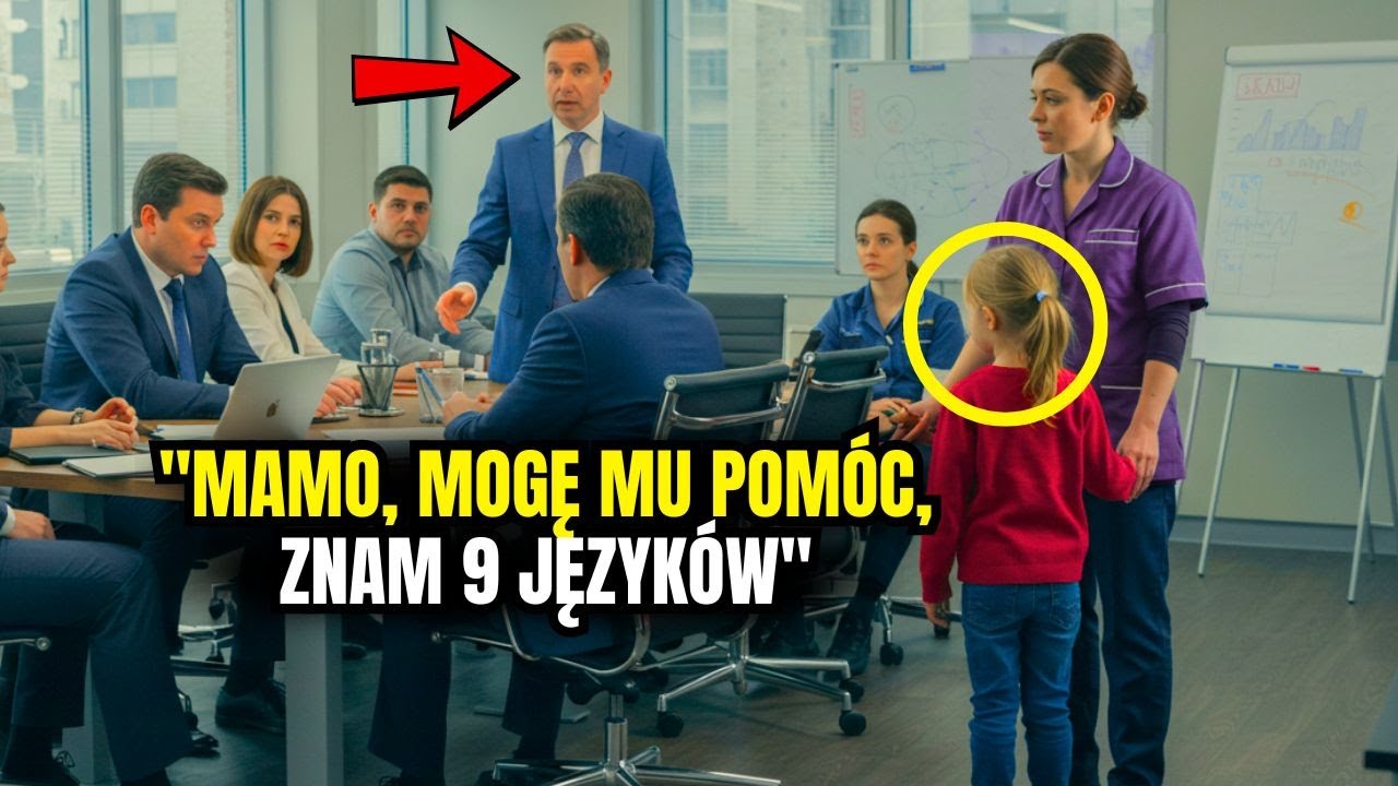 MILIONER WPADA W PANIKĘ BEZ TŁUMACZA, ALE POJAWIA SIĘ CÓRKA SPRZĄTACZKI I ZASKAKUJE WSZYSTKICH!